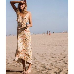 Spell designs Sayulita Frill Maxi WORN 2 TIMES!